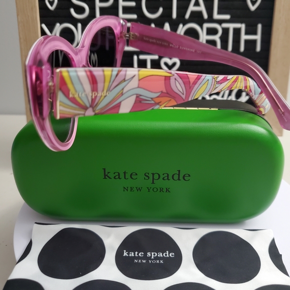 Kate Spade Paisleigh Sunglasses with Case. Brand New!! main image 4